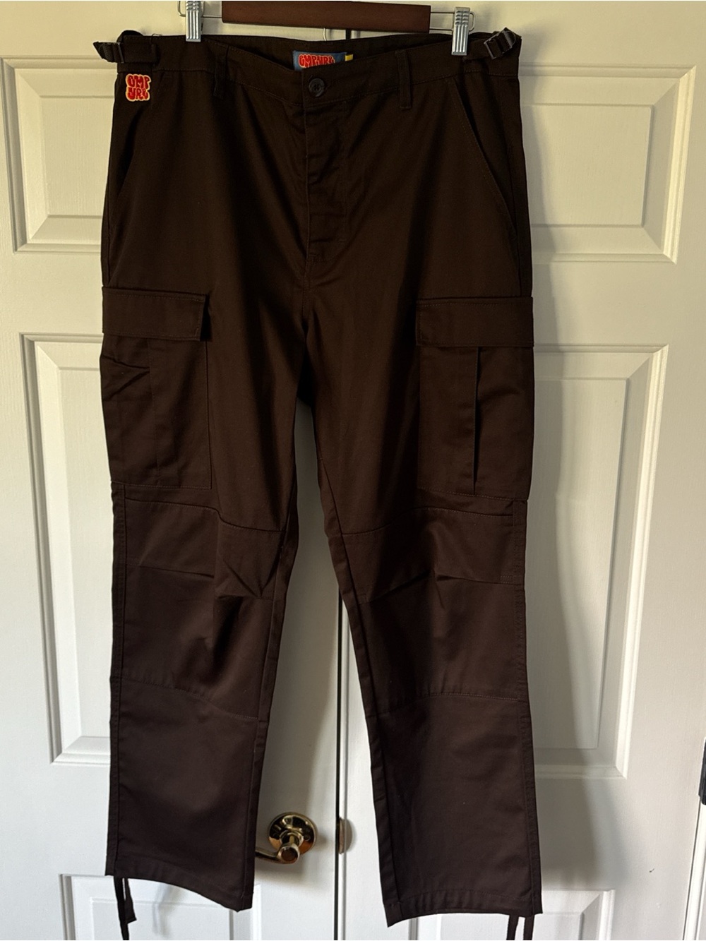 Unbranded Brown Men's Cargo Pants with Utility Pockets